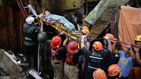 tornado in manila|Rescuers Save Man's Life Amid Collapsed Buildings as Heavy .